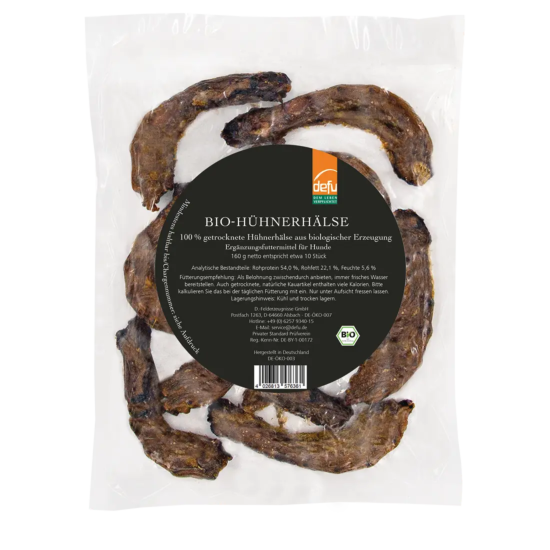 Hund: Bio-Hühnerhälse getrocknet