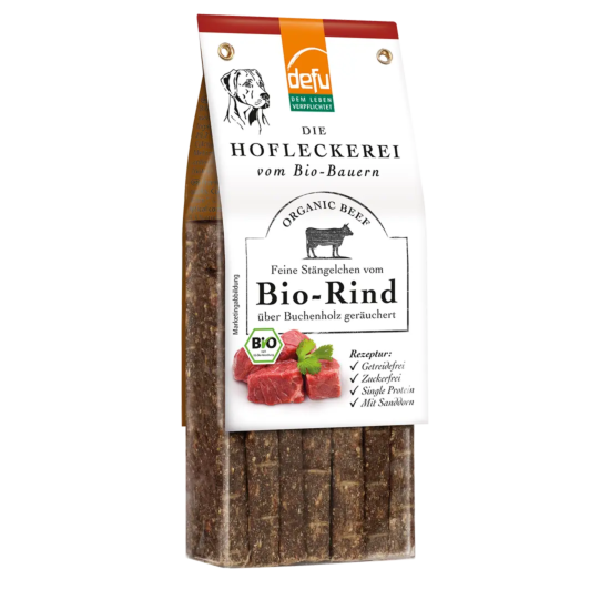 Hund: Hofleckerei - Feine Stängelchen vom Bio-Rind