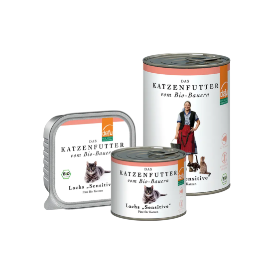 Katze: Lachs "Sensitive" Pâté