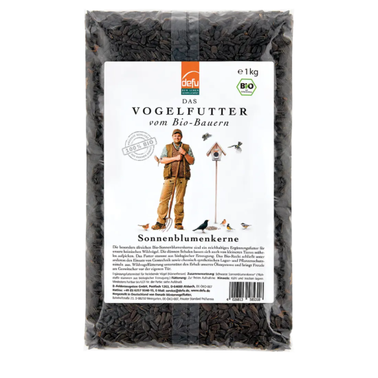 Bio-Sonnenblumenkerne schwarz 1-14 kg