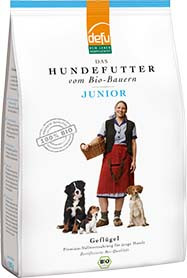 Hund: Junior Bio-Geflügel 8oog Packung